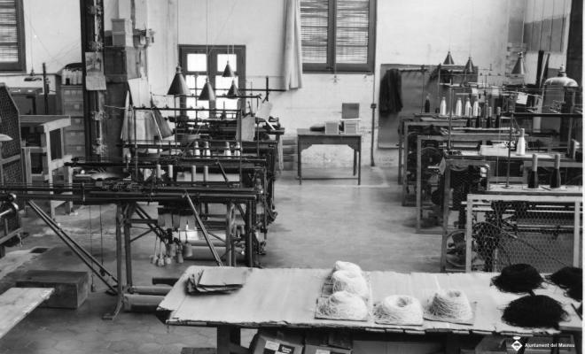 Taller de la fàbrica Sedalines el Pino