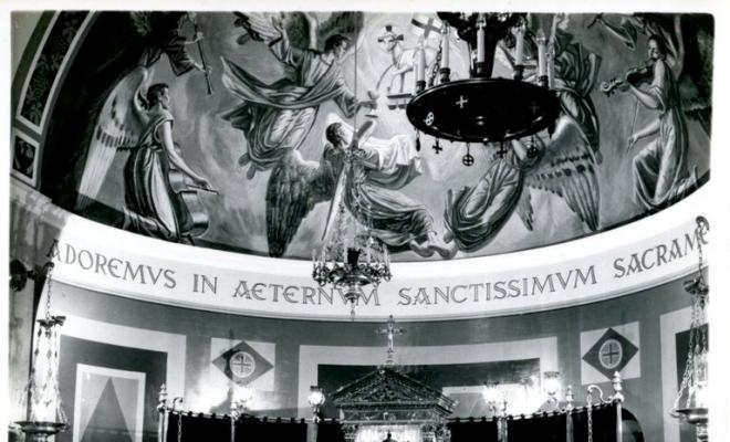 Altar de la Capella del Santíssim de l'església de Sant Pere