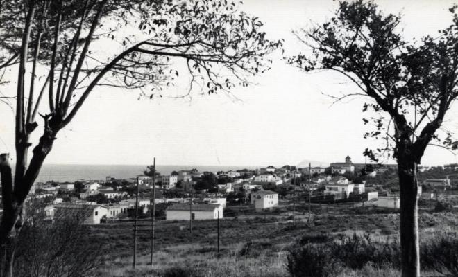 Perspectiva del Masnou des de la zona de l'Alberg