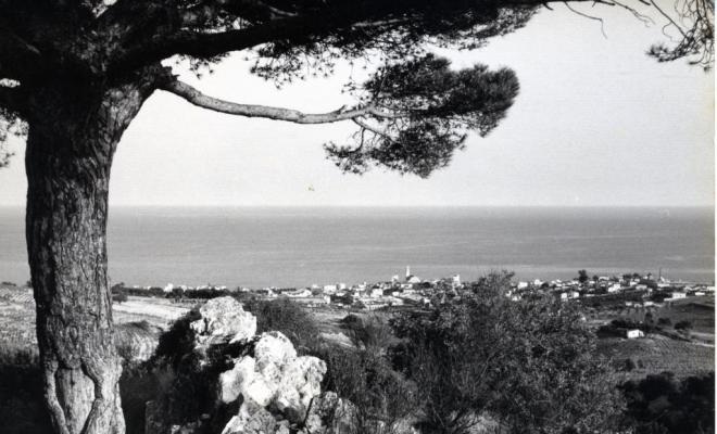 Perspectiva del Masnou des de la zona del Pi de l'Indià