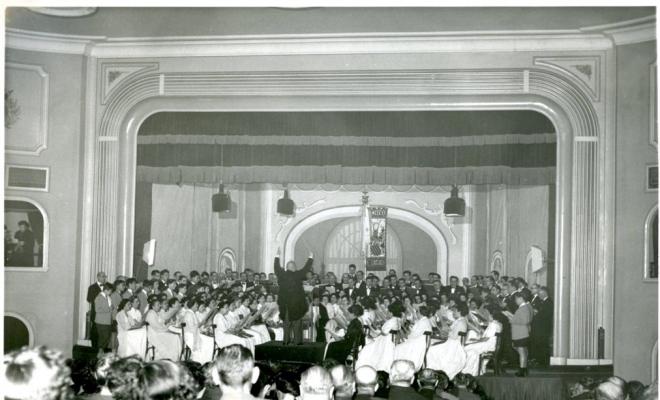 Concert de l'Orfeó Català a l'escenari de la Calàndria