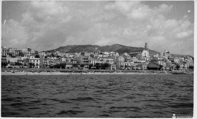 Vista del Masnou des del mar