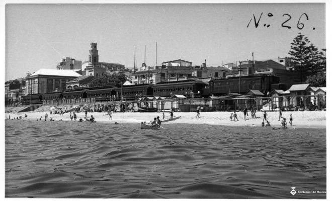 Vista del Masnou des del mar
