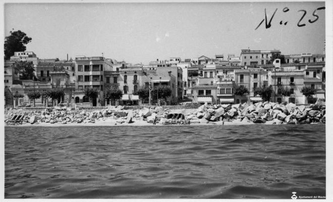 Vista del Masnou des del mar