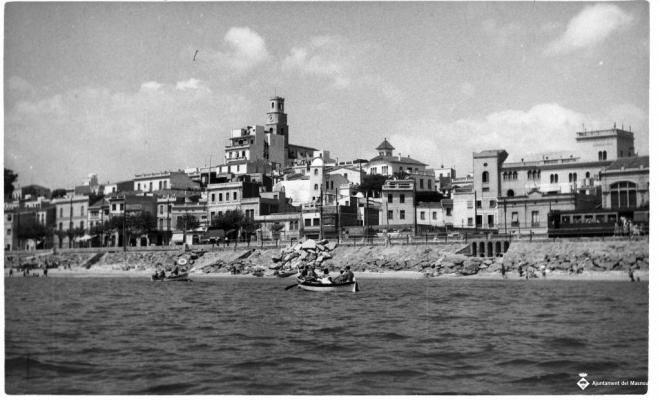 Vista del Masnou des del mar