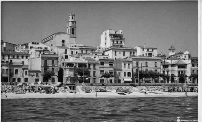 Vista del Masnou des del mar