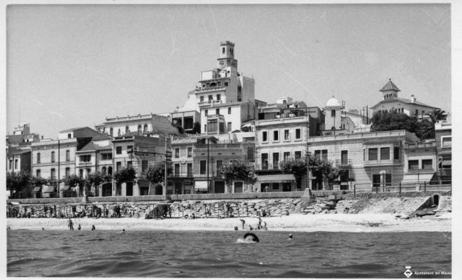 Vista del Masnou des del mar