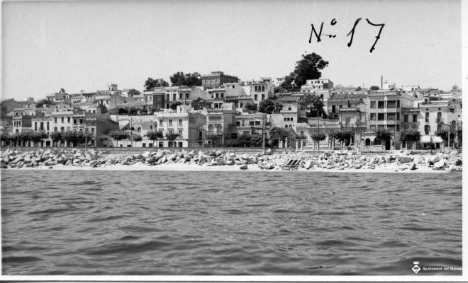 Vista del Masnou des del mar