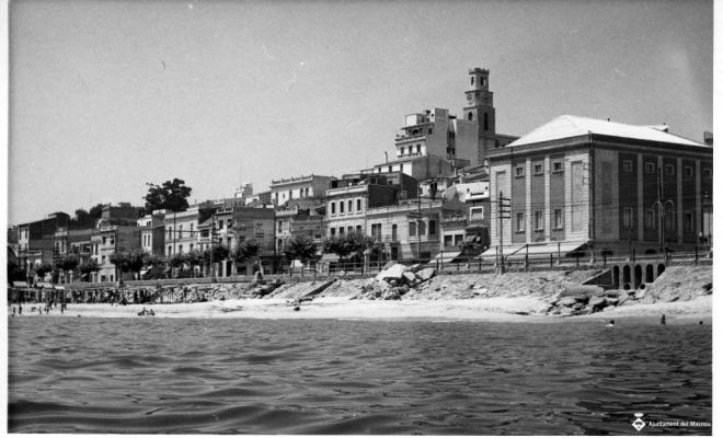 Vista del Masnou des del mar