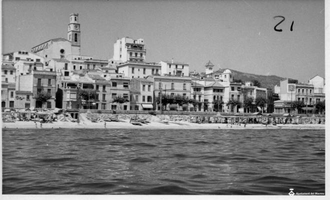 Vista del Masnou des del mar