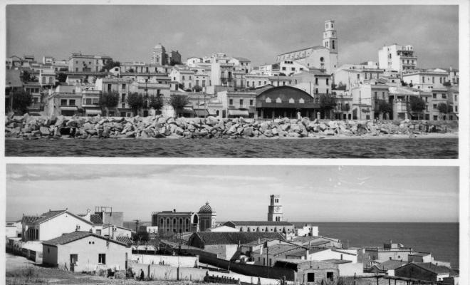 Dues vistes del Masnou des de diferents perspectives