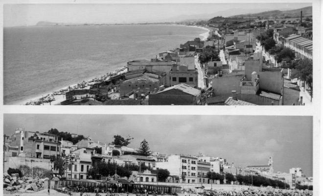 Dues vistes del Masnou des de diferents perspectives