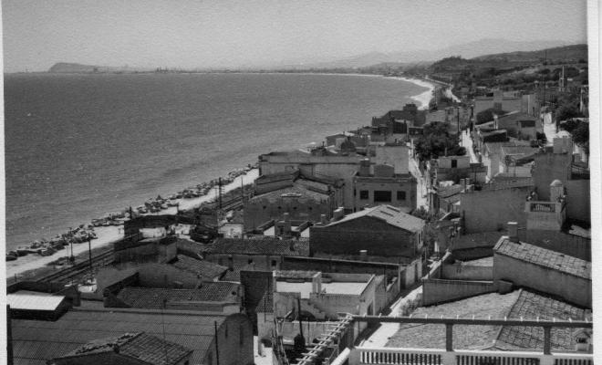 Vista panoràmica dels carrers de Sant Francesc d'Assís i Anselm Clavé