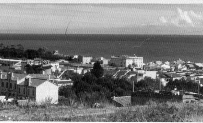 Perspectiva del Masnou des de l'actual avinguda de Joan XXIII