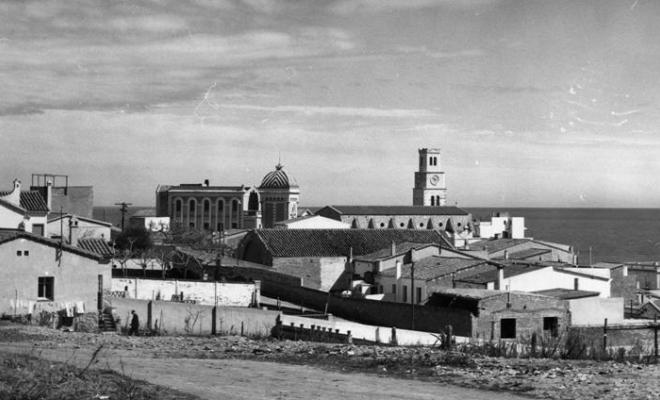 Perspectiva del Masnou des de l'antic camí d'Alella
