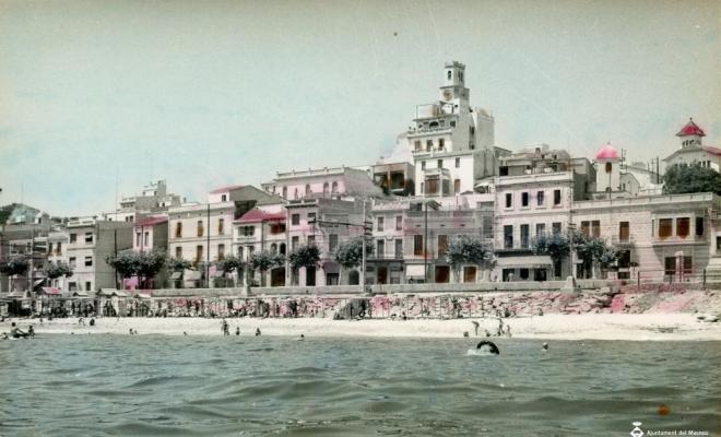 Vista del Masnou des del mar