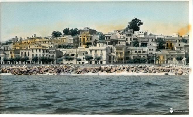 Vista del Masnou des del mar