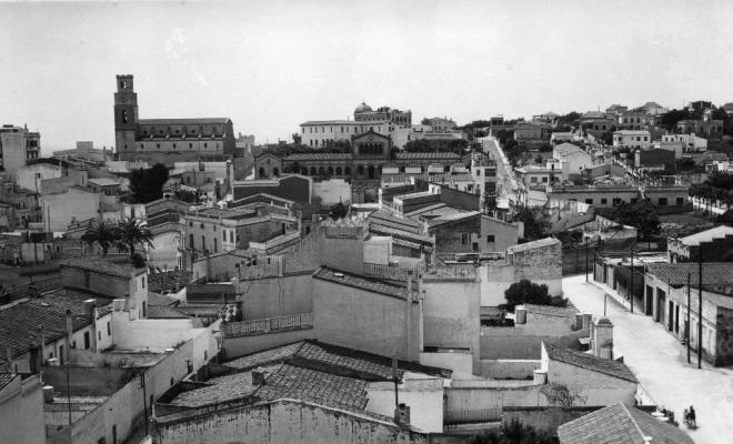 Perspectiva del Masnou des d'un edifici al carrer Fontanills