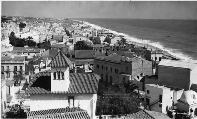 Vista des del campanar de l'església