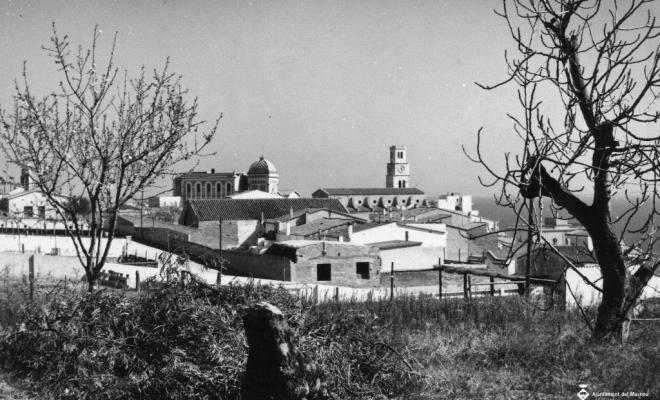 Perspectiva del Masnou des de l'actual avinguda de Joan XXIII