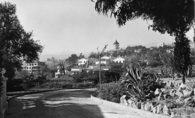Vista de la urbanització Califòrnia amb la Torre Xina al fons