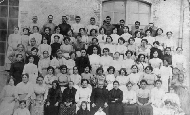 Treballadores de la fàbrica de Cal Soberano