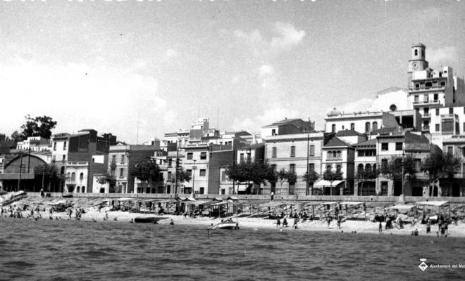 Vista del Masnou des del mar