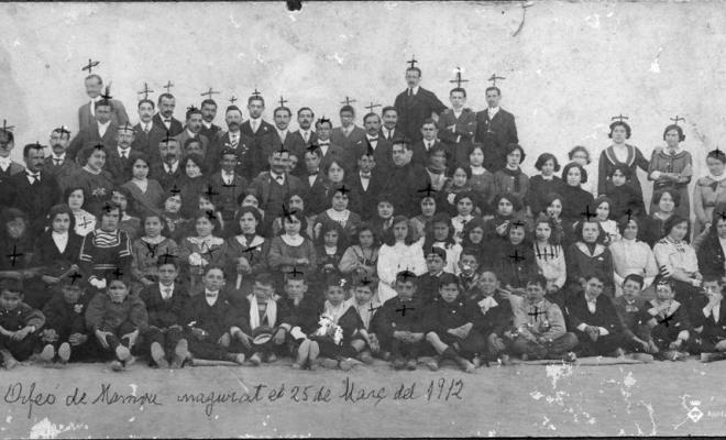 Grup del Primer Orfeó Masnoví de la Catequística