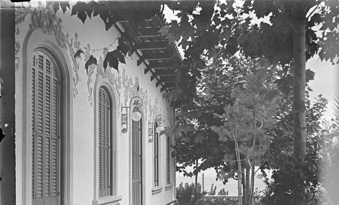 Vista exterior entrada Villa Montevideo