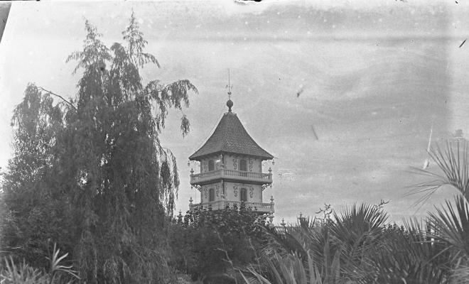 Vista del jardí Villa Montevideo