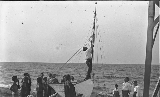 Patí varat a la platja