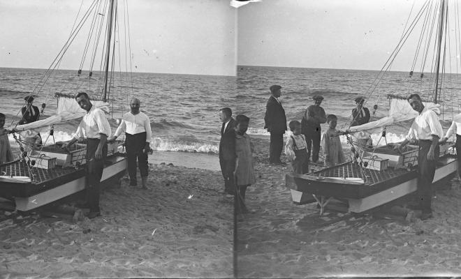 Patí varat a la platja