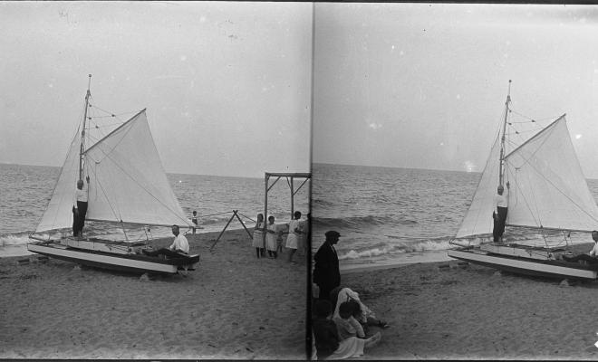 Patí varat a la platja