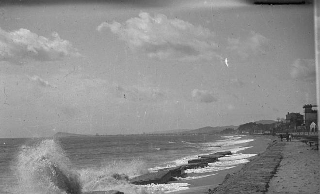 Vista de la costa de la platja