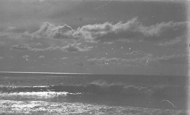 Detall del mar en dia de temporal