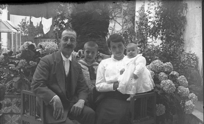 Retrat Lluís, Maria Jesus i Nuria
