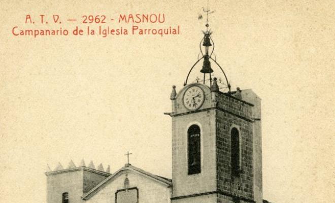2962 Masnou, campanario de la Iglesia parroquial