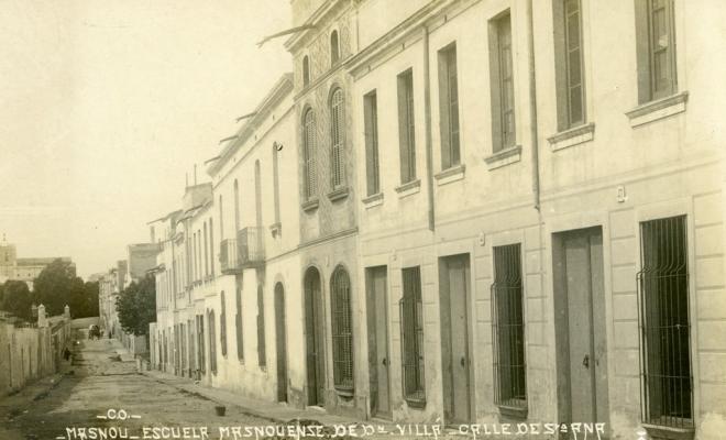 Masnou-Escuela masnouense de Don Villá-Calle de Santa Ana