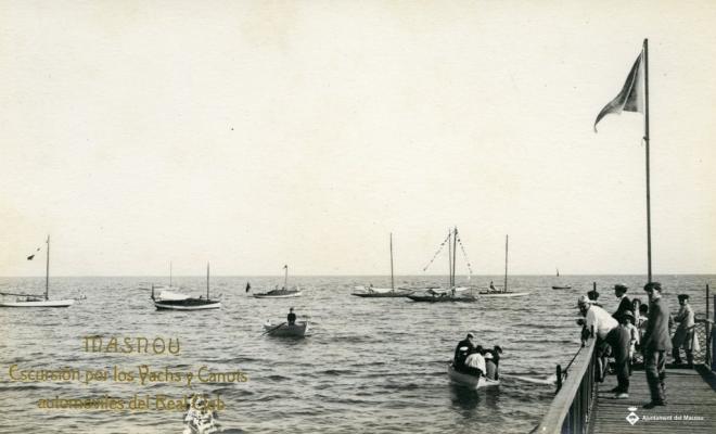 Excursión por los yachs y canots automóviles del Real Club