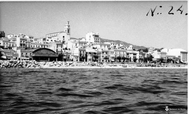 Vista del Masnou des del mar