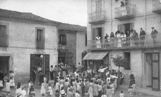 Viladrau, bateig de Jordi Millet Cardona, fill de Pere Anton Millet Villà