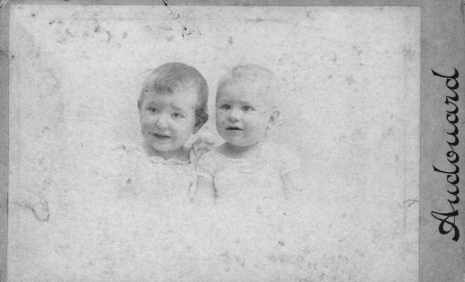 Retrat de dos infants