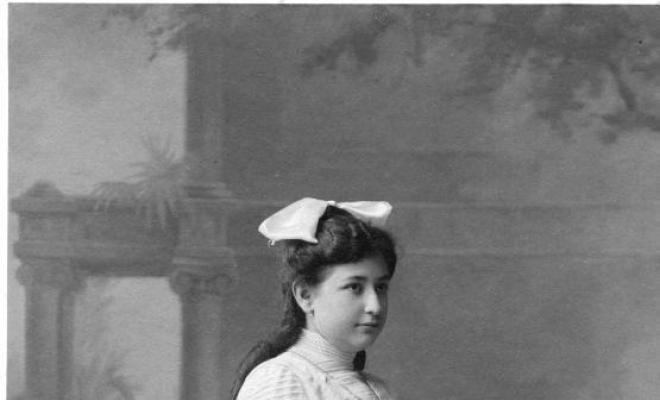 Retrat de comunió de Francesca Millet Farga
