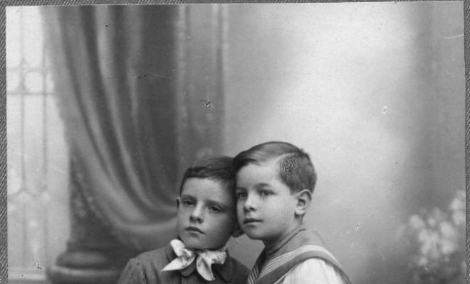 Retrat de dos infants