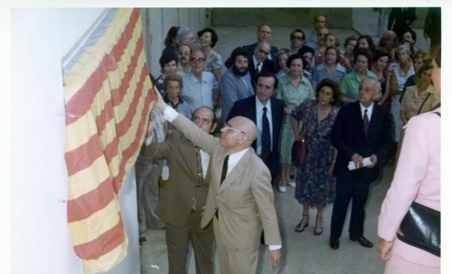 Inauguració dels jardins de Lluís Millet