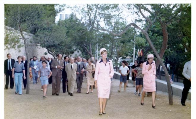 Inauguració dels jardins de Lluís Millet