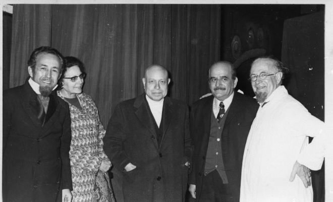 Fotografia dedicada de Miquel Rossell a Josep Maria Millet