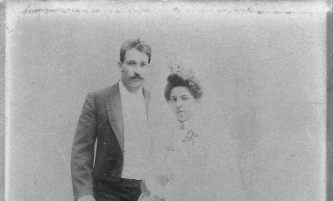Retrat de de Lluís Millet Pagès i Dolors Millet Villà