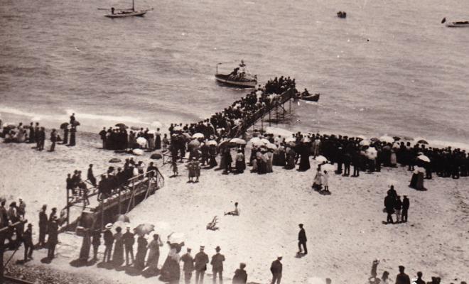 Regates, públic a la platja