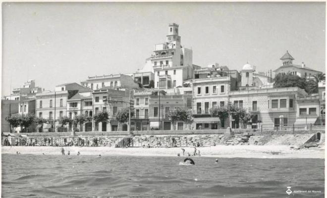 El Masnou, vista des del mar